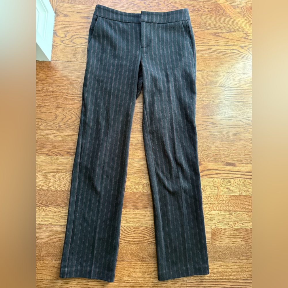 ECRU Striped Pants Trousers Career‎ Office Soft Comfy Corporate Girly 0